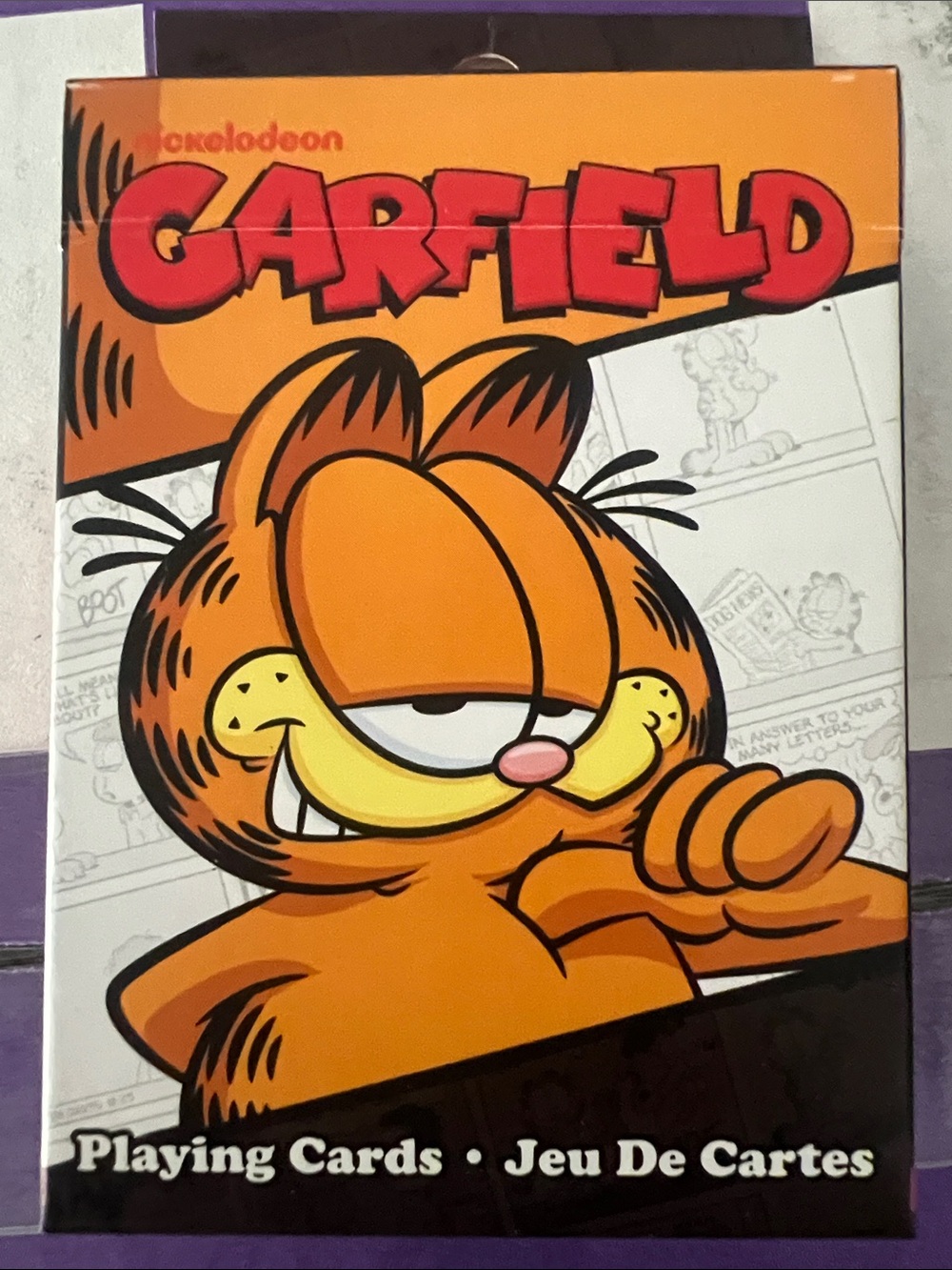 Nickelodeon Garfield Playing Cards